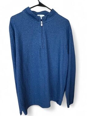 Peter Millar Indigo Half-Zip Pullover